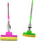 MIXEL Expandable Cleaning Squeeze Mop, Adjustable Telescopic Handle, Squeeze Mechanism, Easy To Use, Durable and Long-Lasting, Versatile Cleaning, Assorted Colours, Lightweight