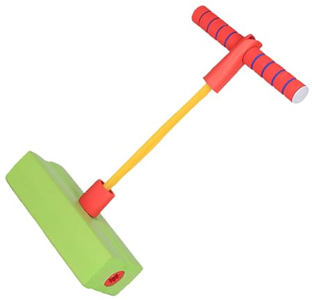 Estink Skum Pogo Stick Främja Balans Utomhushoppning Leksak för Barn Lätt Att Greppa Skum Jumper Studsa för Barn (Grön)