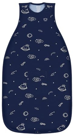 HECCEI Baby Sleeping Bag, 4 Season Merino Wool and Cotton Sleep Sack Wearable Blanket with 2-Way Zipper for Infant Toddlers