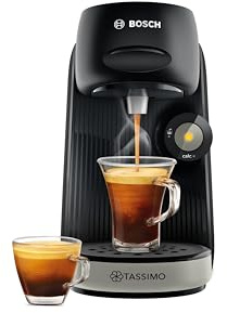 Tassimo by Bosch, Finesse Classic Friendly, Pod Coffee Machine, TAS1620GB, with INTELLIBREW, compatible with 50 Different Beverages, 0.7 Litres, Black