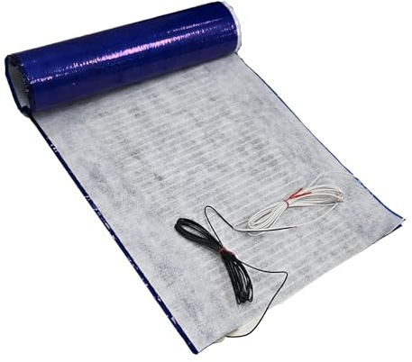 QuietWarmth Tile QWT3X10F120 Radiant Floor Heating Mat for Below Tile, Stone, and Glued Flooring- Mat Size 3'x10' 120 Volt (Covers 30sf)