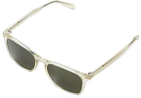 Fossil Unisex Fos 3114/g/s Sunglasses, Crysyello (Transparent), 55