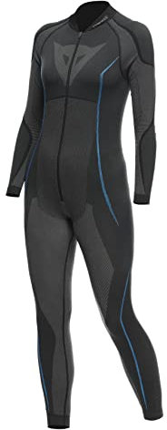 Dainese Dry Suit Lady, Sotto Tuta Moto Traspirante, Donna, Nero/Blu, M