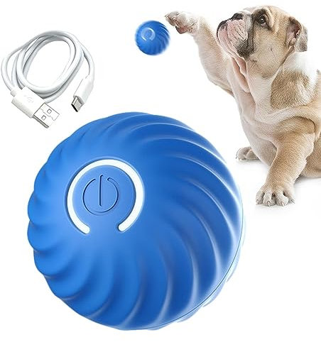 Aktiver Rollball für Hunde | Intelligenter, Sich selbst bewegender Ball mit 2 Modi, Lange Akkulaufzeit,Beweglicher Hundeball, langlebiger und verschleißfester rollender Ball
