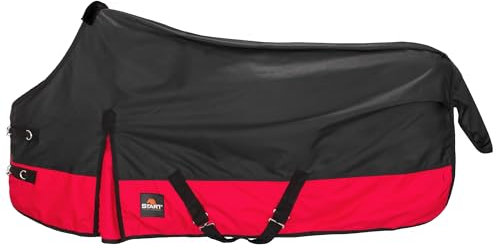 START ENJOY THE RIDE Start - Coperta invernale per cavalli, in vimini, 600D, con fodera in pile polare, fodera in nylon e imbottitura in 0 g, 200 g (blu scuro, 105 cm (fodera in nylon 0 g/m²)