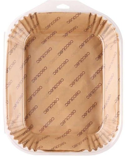 Cecotec Carta Forno per Friggitrice ad Aria - Air Fryer Cecofry Bigbucket Paper Pack Accessori. 150 Pezzi per Air Fryer, Pratici e Compatibili con Friggitrici a Secchio 9L, Ideale per una Cottura Sana