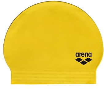 ARENA Unisex Soft Latex II Swim Cap for Women and Men Fitness Swimmers Intensive Training Durable Soft Elastic Bathing Flat Cap