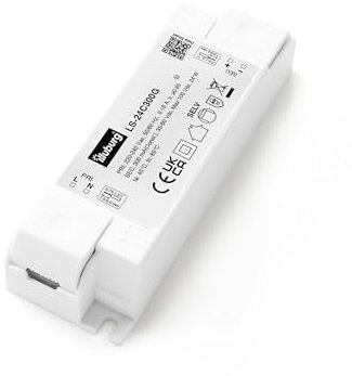 illuburg Transformador LED 300mA - 350mA Corriente Constante 11W - 24W Sin Parpadeo Alimentador Fuente de Alimentación