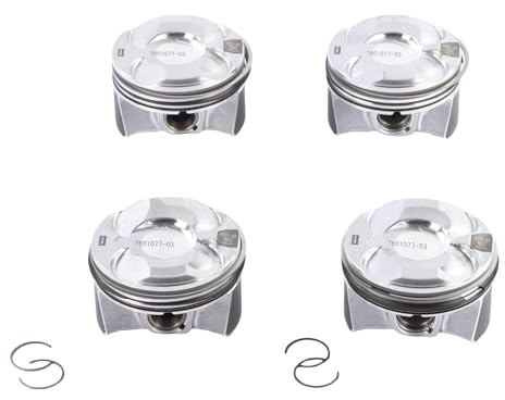 4 Pcs Engines PISTON & RING Set 11257601181 11257601077 Compatible For 2010-2016 MINI Cooper Countryman Paceman N18 B16 A C STD Car Parts