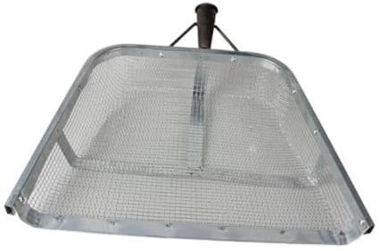 Sharplace Paleta de Malla Metálica, de Suelo, Herramienta Agrícola Resistente, Paleta de Suelo con Fugas para Granos, Y Maíz, Malla de 1.0 Cm