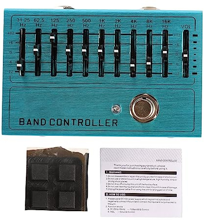 Zisemeil Premium Aluminiumlegering Gitarr Förförstärkare med Instrumental Band Controller för alla nivåer