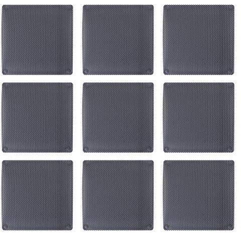 Solustre 80Mm PC Kühler Lüfter Staubfilter Staubdichte Gehäuseabdeckung PVC Staubfilter Kühlerlüfter Mesh Lüfter Staubdichter Filter (20Er Pack)