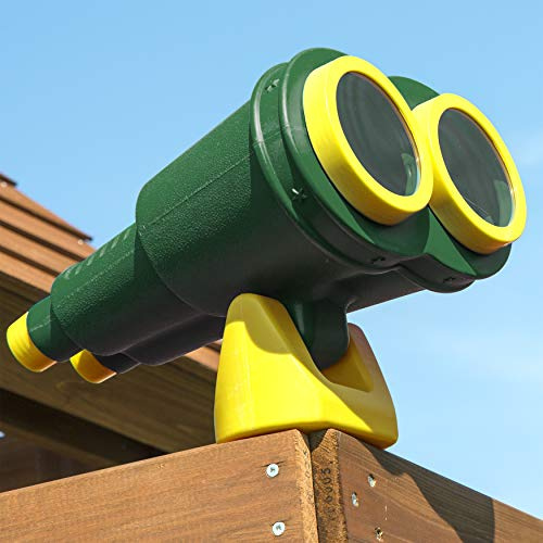 Swing-N-Slide WS 2619 Jumbo Non-Magnifying Swing Set Binoculars, Green and Yellow