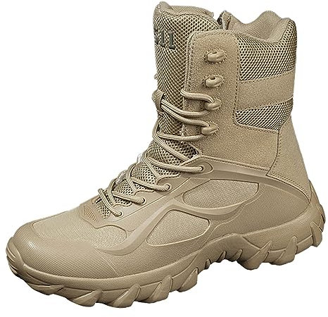 Winterschuhe Herren Winterstiefel Gefüttert und Wasserdicht Sneaker Herren Warm Winter Schneestiefel Wanderschuhe rutschfeste Combat Boots Herren-Stiefel für Arbeiten Camping