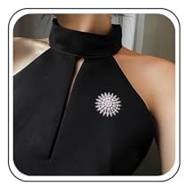 TseenYi Strass Fleur Perle Broches Broches Fleur Cristal Broches Or Perle Cristal Corsage Broche Cz Flocon De Neige Boutons Épingles Bijoux Pour Femmes Et Filles