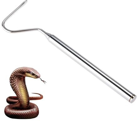 Schlangenfänger, Werkzeug zum Auffangen von Schlangen – Teleskop-Schlangenhaken | -Schlangenfänger, tragbarer Schlangenfänger, manuelle Werkzeuge aus Edelstahl für Fänger