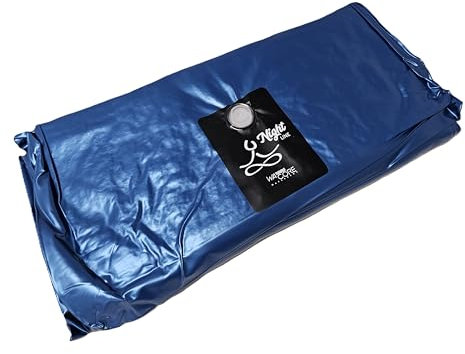 AQUA ROYAL Nightline Wasserkern Wasserbett-Matratze, Mesamoll II Vinyl (Beruhigung F80, rechte Seite für Wasserbett 200x220 cm)