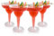 4-Pack Plastic Margarita Glasses (325ml) – Durable Cocktail Cups – Clear Cocktail Glasses for Margaritas, Daiquiris, and Martinis – Ideal for Parties, Weddings, BBQs & Outdoor Events