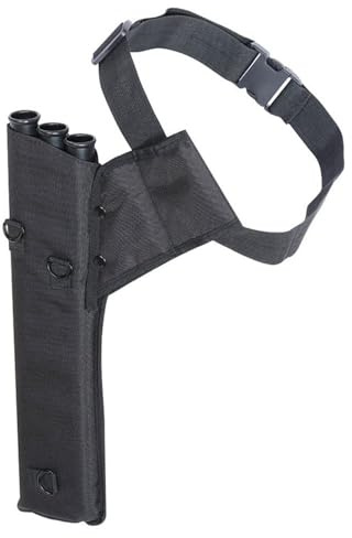 Sarini Archery Deluxe Canvas Back Arrow Quiver Hunting Target Arrow Quiver Archery Cross Bow Bolt Hip Waist Holder Tube Waist Hanged Carry Bag