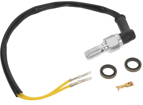 PRETYZOOM Interruttore Luce Freno Posteriore Moto Meccanico a Bullone Banjo Sensore Attuatore Luce Stop per Moto da Cross Scooter e Quad con Installazione Plug And Play Resistente alle