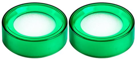 jojofuny 2 Pièces Humidificateur de Doigts Multifonctionnel Vert en Plastique et Éponge pour Bureau, Outil Antidérapant Rapide pour Manipulation de Papier et Comptage