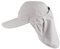 Dorfman-Pacific Cap mit abnehmbarem Sonnenschutz - Grau - Einstellbar