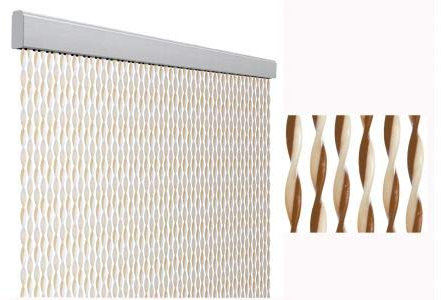 Tenda anti mosche per la casa tenda anti insetti 120 x 230 centimetri tenda protettiva beige e marrone