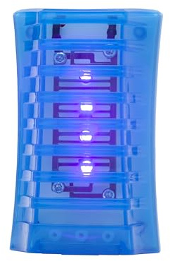 SOGO Mini Mata Mosquitos Eléctrico Enchufe Directo 0,4 W - Antimosquitos Eléctrico para Habitación sin Tóxicos - Lámpara Antimosquitos Interior Silenciosa para Casa y Dormitorio