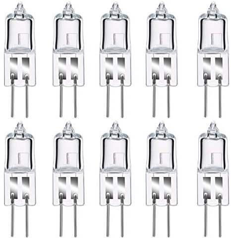 Comyan G4 Halogenlampen, 12V 20W Halogen Stiftsockellampe Warmweiß 2800K, G4 Kapselglühlampen Dimmbar für Innenbeleuchtung, 10 Stück