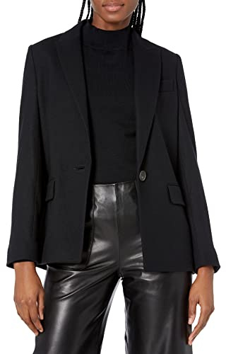 Vince Blazer Boyfriend Cozy, Nero, 46 Donna