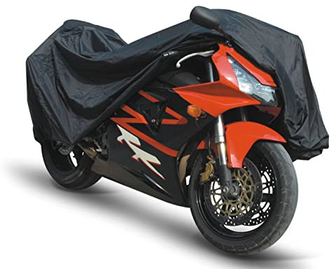 Rolektro Motorrad-Abdeckplane XL 246x104x127cm - PVC Motorradplane Motorrad Roller Abdeckung Outdoor Abdeckhaube