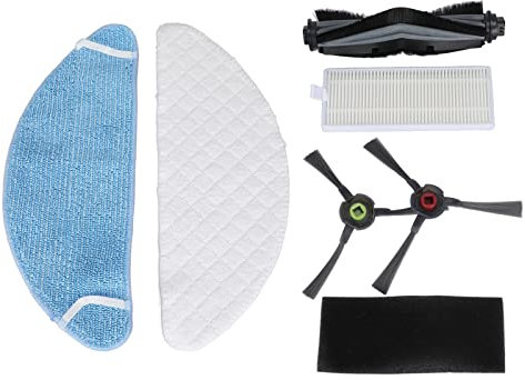 BORDSTRACT Set di Accessori per Spazzatrice, Kit di Accessori per Parti di Ricambio Lavabili per Aspirapolvere Robot Yeedi K650