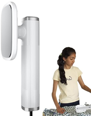 Plancha Vertical Vapor - Plancha Vapor Vertical Plegable y Portátil | Máquina de planchar portátil de calentamiento rápido para lana de seda | Vaporizador de ropa seco y húmedo 2 en 1 de mano