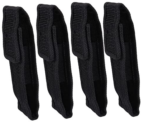 SUPVOX 4pcs Flashlight Pouch Outdoor Camping Flashlight Storage Bag Case for Electronic Torch Bag Cover