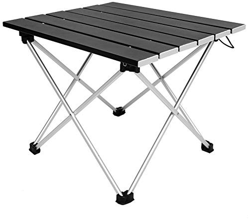 Baxnore Mesa de Camping para Barbacoa, Mesa de Barbacoa para Exteriores de aleación de Aluminio, Mesa de Picnic para Acampar, Mesa de Cocina portátil para Acampar al Aire Libre