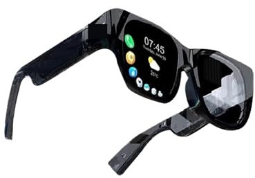 VEKELETE Lunettes 3D AR sans Fil Caméra HD Contrôle Intelligent Lunettes de Soleil Tout-en-Un Réalité virtuelle Couleur Lunettes intelligentes Air(1)