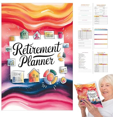 Agenda per la pensione, agenda per la gestione delle finanze, con monitoraggio completo del budget, strumento finanziario multifunzionale, 21 x 14 cm, per spese giornaliere, pianificazione familiare