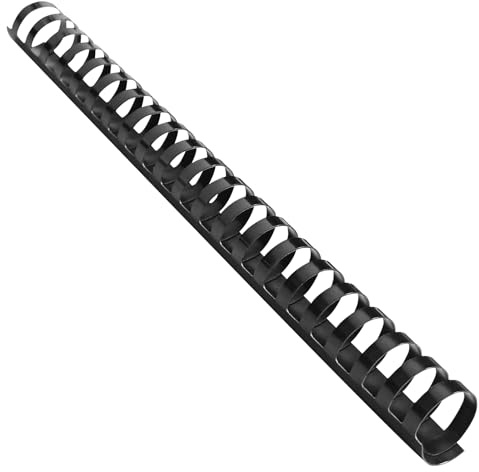 FOSHISY Plastic Binding Combs 21 Ring A4 25mm Comb Binding Spines, 50Pack