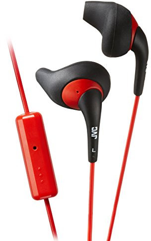 JVC HA-ENR15-BR-E Dentro de oído Binaural Alámbrico Negro, Rojo - Auriculares (Alámbrico, Dentro de oído, Binaural, Intraaural, 20-20000 Hz, Negro, Rojo)