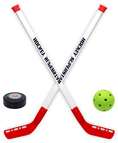 SOWOFA Juego de Juguetes de Hockey sobre Hielo Juego de Hockey sobre césped para niños Deportes para Padres e Hijos Kindergarten Ayuda Deportiva