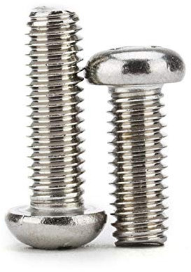 Vite a testa tonda a croce tonda in acciaio inossidabile Vite a testa semicircolare a denti cilindrici PM-M5 * 35 【20 pezzi】