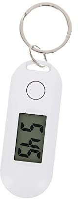 Gatuida Keychain Pocket Watch Clip on: Digital Electronic Watch LED Luminous Backpack Keyring for Kids Nurse Student Test Home Office Outdoor Use