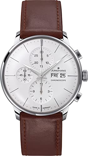 JUNGHANS Meister Chronoscope Herrenuhr mit Saphirglas 27/4120.02