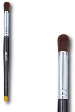 Titanic Brush - 117 Large Blending Finger Brush | Vegan Precision Tool for Creams, Powders & Pencils – Solvent‑Resistant with Zero‑Bristle‑Loss Guarantee