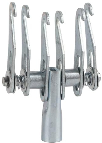 Xiuganpo Adjustable 6 Fingers Hook Pulling Claw Metal Dent Puller Tool, 6 Claw Auto Body Dent Repair Puller, Ergonomic for Small Toggle Latch, Slide Hammer Attachment Dent Repairing