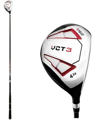 Golf Driver #1/3/5/Hybrid Club Wood with Carbon Shaft for Men Fairway Wood Golf Clubs Sports Outdoor (24 degree)