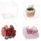 BENECREAT 30PCS 9x9x9cm Klare Würfel Hochzeitsbevorzugungs Kästen PVC transparente Würfel Geschenkkästen für Valentinstag