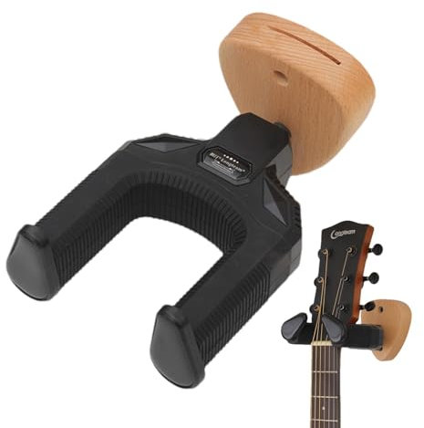Povanjer Gitarren-Wandhalterung, Gitarrenaufhänger | Starker, tragender Gitarrenständer - Gitarren-Zubehör, schützende Gitarren-Wandaufhänger für Zuhause, Musikgeschäft, Studio oder Musikschule