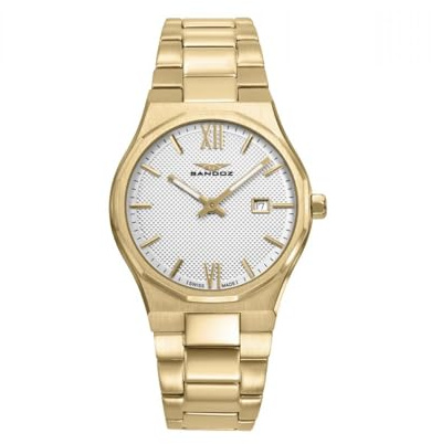 Sandoz - Reloj Acero IP Dorado Brazalete Sra Sa - 83004-83
