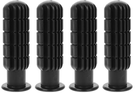 ARTSEWPLY 4 Stück Griff für Kickertisch Finger Tischfußballgriff Teil Ersatzgriff für Tischfußball Ersatzgriffe für Tischfußball Griffe für Kickertische stabile Kickergriffe PVC Black